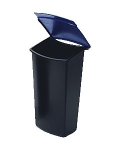 Han Nasseinsatz für Papierkorb Mondo blau Kunststoff 3 Liter (inkl. 50 Abfallbeutel)