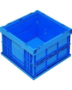 Faltbox 44 Liter geschlossen 600 x 400 mm blau