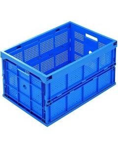 Faltbox 61 l mit Deckel 600x325x400 mm blau