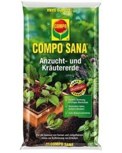 Compo Sana Anzucht- und Kräutererde 10 L