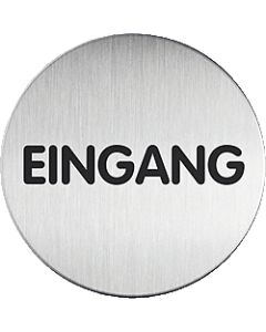 Piktogramm Ø 83mm EINGANG/ 4925-61 deutsch