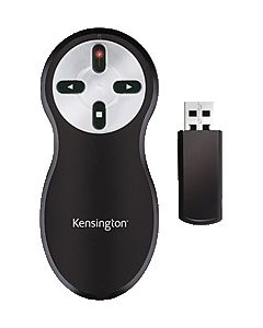 Kensington Wireless Presenter 2, 4 GHz/ 33374EU 102x43x28 mm schwarz/ silber