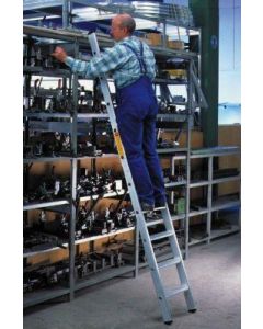 Aluminium-Stufen-Regalleiter, einhängbar