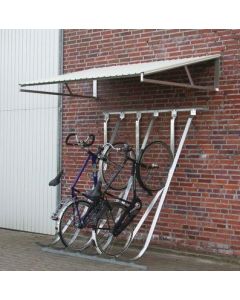 Freitragende Fahrradständer-Überdachung