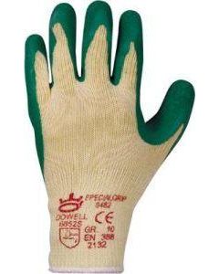 Handschuh Spezial Grip Latex weiß-grün