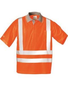 Warnschutzpoloshirt in orange