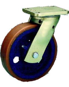 Schwerlast-Lenkrolle mit Polyurethanrad Ø 150 mm 660 kg