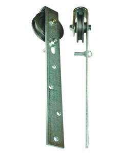 Schiebetürrolle, Schiebetorrolle mit Bügel Ø 105 mm