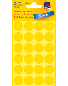 Avery Zweckform Markierungspunkte/ 3007 Ø 18mm gelb