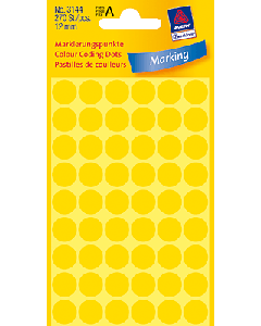 Avery Zweckform Markierungspunkte/ 3144 Ø 12mm gelb