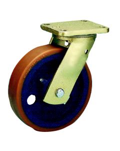 Schwerlast-Lenkrolle mit Polyurethan-Rad Ø 150 mm 800 kg