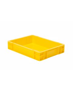 Eurobehälter gelb 400x300x75 mm Wände geschlossen