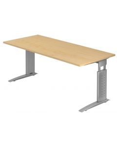 Schreibtisch 180x80 cm mit C-Fuß-Gestell