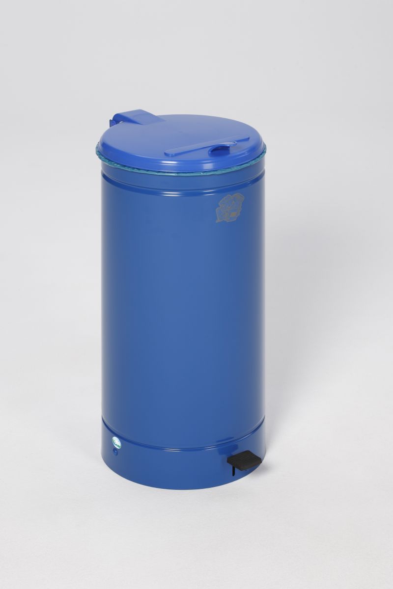 Tretabfallsammler für Abfallsäcke von 60 bis 70l - blau