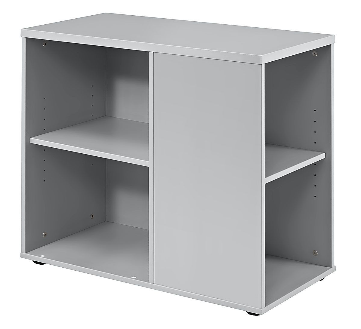 Anstellcontainer für Schreibtisch Höhe 72 cm grau