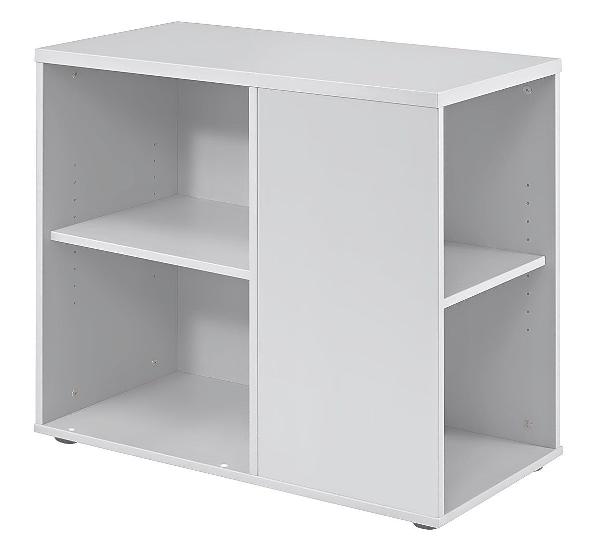 Anstellcontainer für Schreibtisch Höhe 72 cm weiß