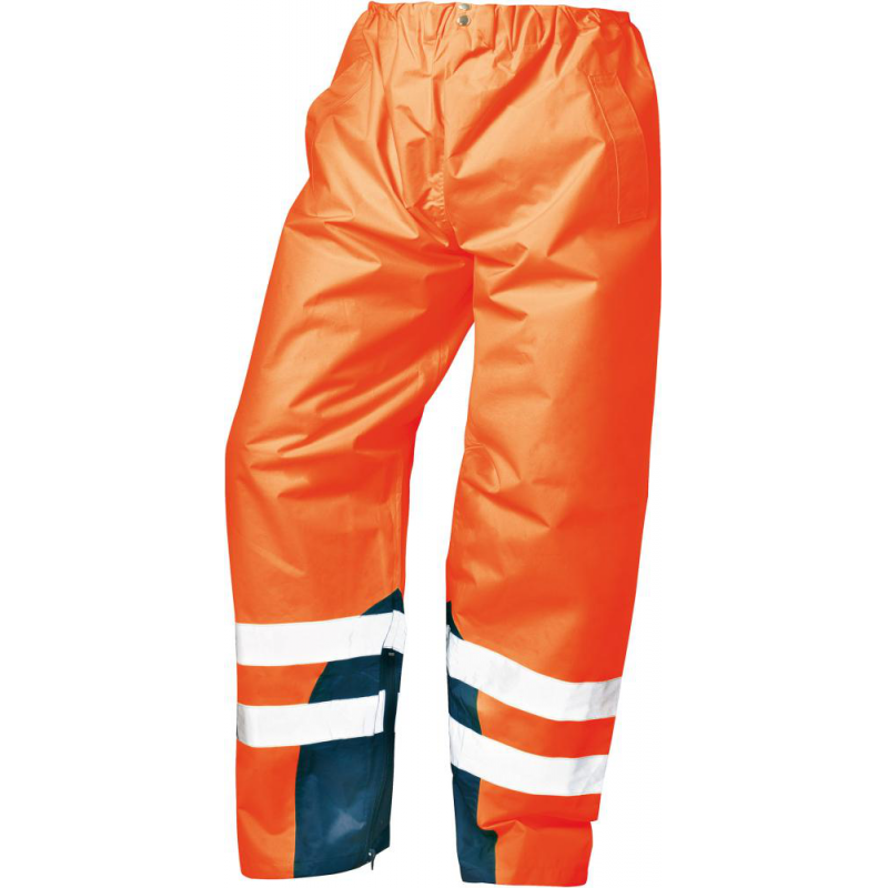 Warnschutz-Regenbundhose Gr. M in orange