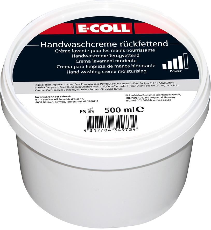 E-Coll Handwaschcreme 500 ml Flasche 